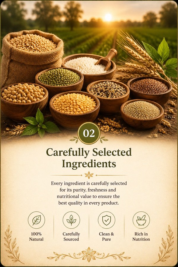 Carefully Selected Ingredients